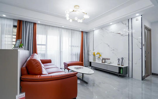 112㎡現(xiàn)代簡約，巧用配色締造環(huán)境格調，實用軟裝也能讓家庭美輪美奐